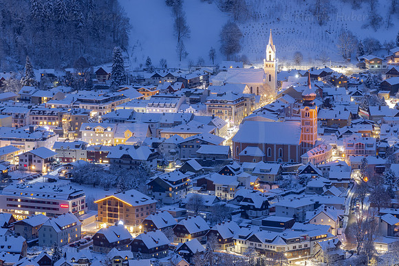 Ein Winterabend im Advent in Schladming