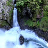 Beleuchtete Talbachklamm, Wanderweg Wilde Wasser