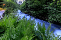 Beleuchtete Talbachklamm, Wanderweg Wilde Wasser