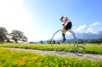 Hochradfahrer Franz Seggl