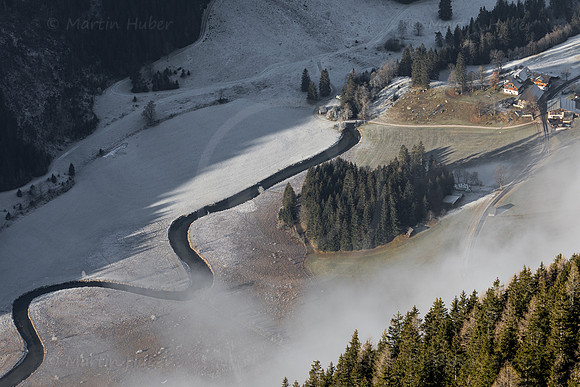 Spätherbst im Untertal, Tiefblick