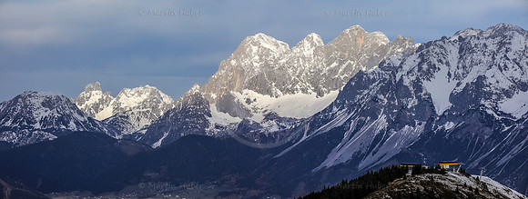 Föhn-Lichtstimmung, Bischofsmütze, Dachstein-Gebirge