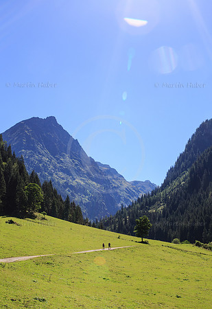 Wanderer im Steinriesental