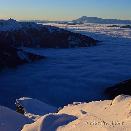 Blick vom Krahbergzinken in Richtung Hochwurzen