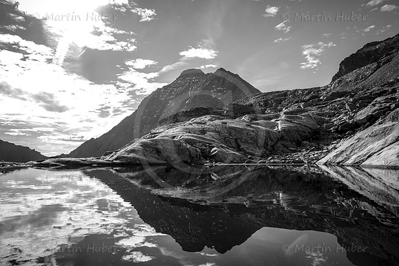 Hochgolling-Nordwand - Spiegelung