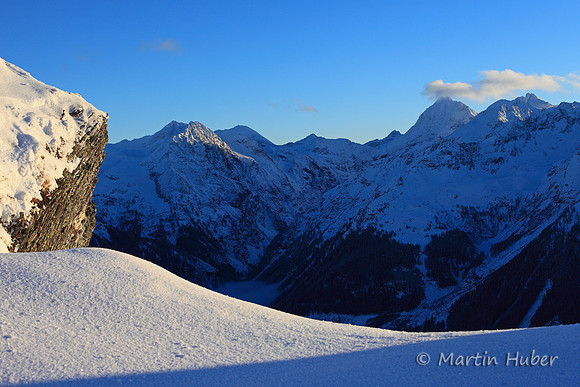 Blick vom Krahbergzinken ins Untertal