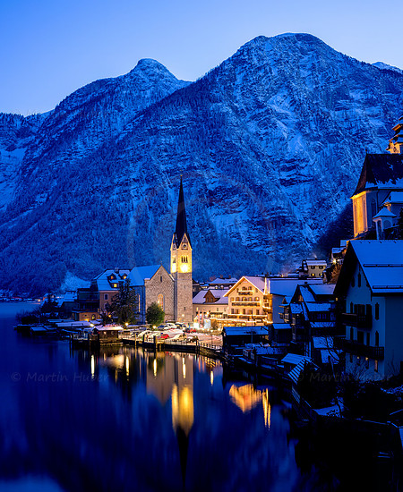 Blaue Stunde in Hallstatt