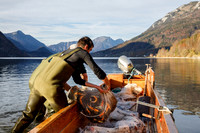 Grundlsee, Laichfischen, Lechfischen