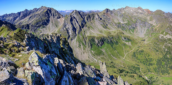 Panorama, Keinprechthütte und Zinkwand
