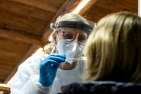 THEMENBILD, Coronavirus Pandemie, Teststraße Schladming