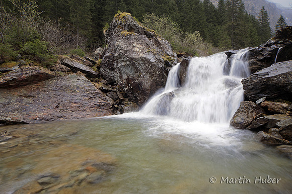 Kleiner Wasserfall am Steinriesenbach