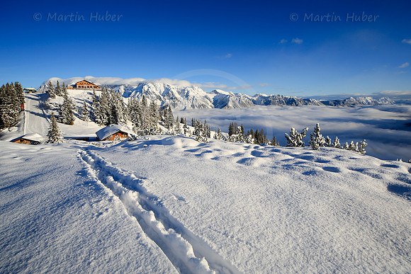 Neuschnee auf der Hochwurzen