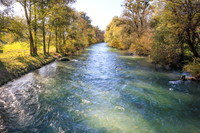 Die Enns bei der Lehen-Brücke