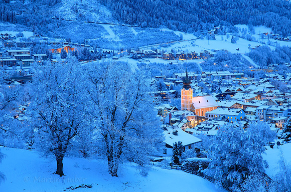 Blaue Stunde in Schladming