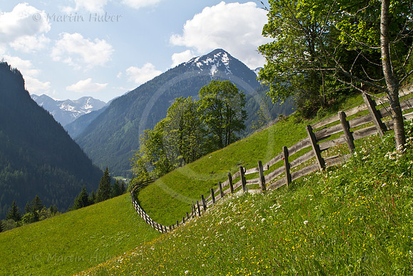Blick ins Obertal beim vlg. Schlapfer