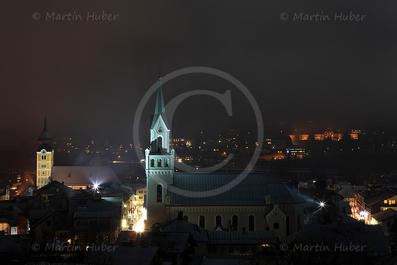 Katholische und evangelische Kirche in Schladming / Advent 2011