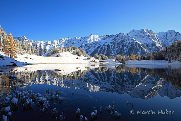 Oktoberschnee am Duisitzkarsee