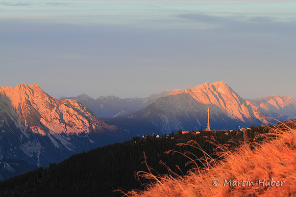 Blick vom Krahbergzinken zum Hauser Kaibling und Grimming