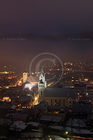 Katholische und evangelische Kirche in Schladming / Advent 2011