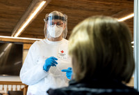THEMENBILD, Coronavirus Pandemie, Teststraße Schladming