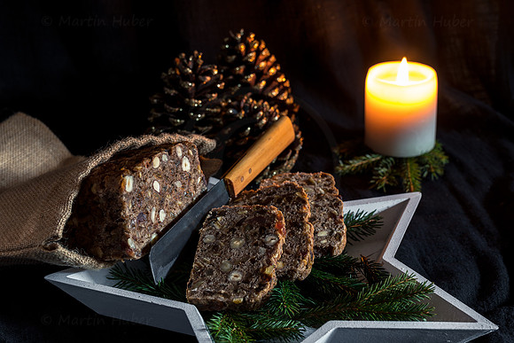 Food-Fotografie, Kletzenbrot