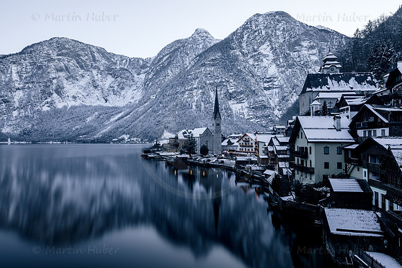 Abenddämmerung in Hallstatt