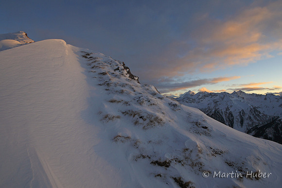 Sonnenuntergang auf dem Krahbergzinken