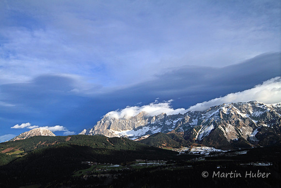 Die Ramsau, das Dachsteingebirge und die Föhnstimmung