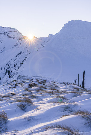Sonnenuntergang auf dem Kalteck