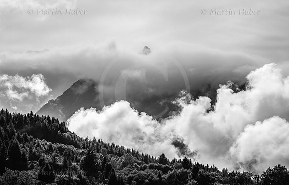 Nebel ziehen um die Kammspitze