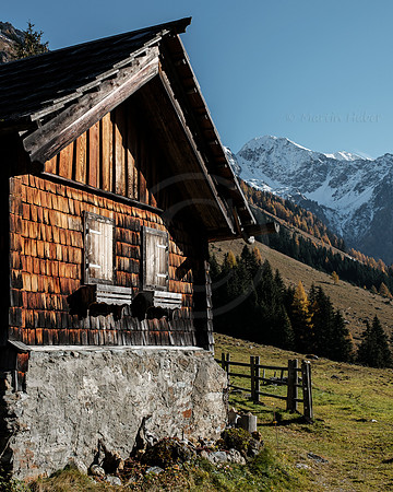 Spätherbst und Lärchengold, hinteres Weißpriachtal