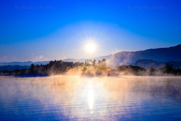 Sonnenaufgang am Wallersee