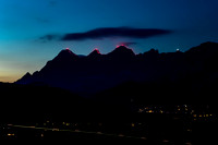 Gratbeleuchtung anlässlich 50 Jahre Dachstein-Gletscherbahn