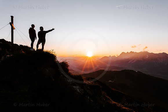 Sonnenuntergang auf dem Krahbergzinken