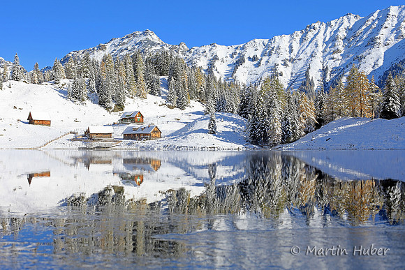 Oktoberschnee am Duisitzkarsee