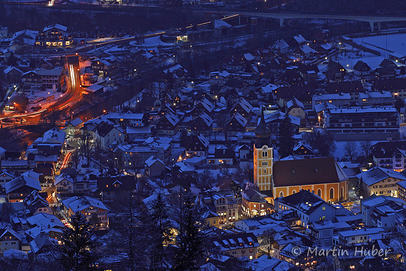 Abenddämmerung in Schladming