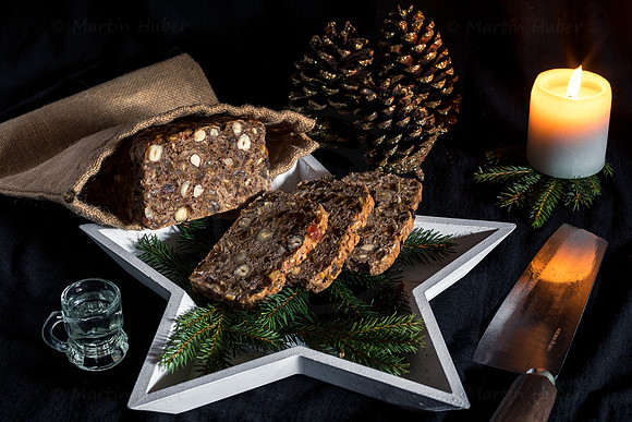 Food-Fotografie, Kletzenbrot