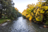Die Enns nahe Lehen-Brücke