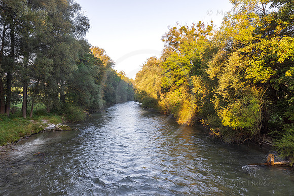 Die Enns nahe Lehen-Brücke