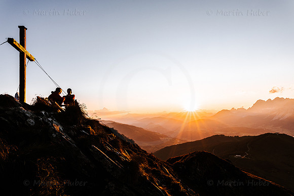 Sonnenuntergang auf dem Krahbergzinken