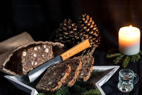 Food-Fotografie, Kletzenbrot