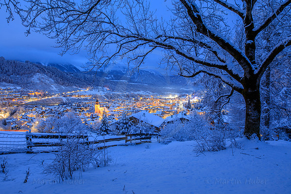 Blaue Stunde in Schladming