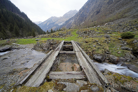 Die letzte Brücke vor der Gollinghütte