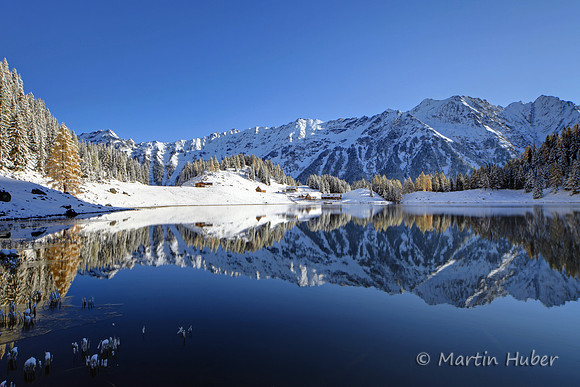 Oktoberschnee am Duisitzkarsee