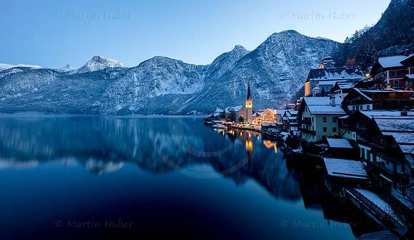 Blaue Stunde in Hallstatt