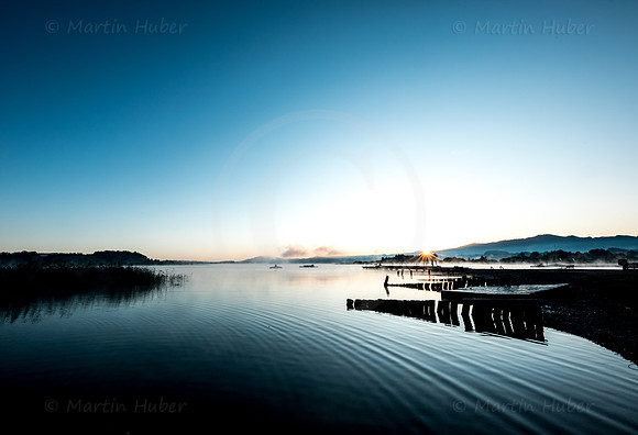 Sonnenaufgang am Wallersee