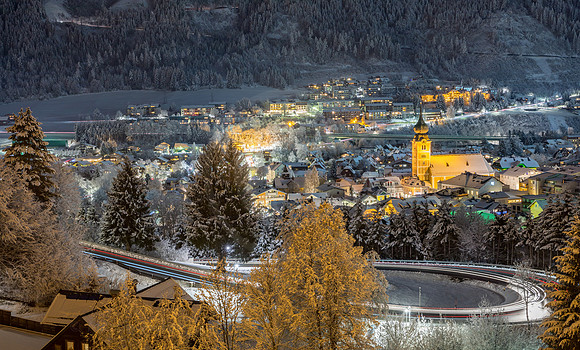Winternacht in Schladming