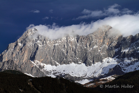 Torstein, Mitterspitz, Dachstein mit "Föhnhaube"