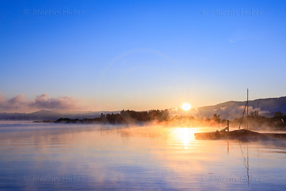 Sonnenaufgang am Wallersee