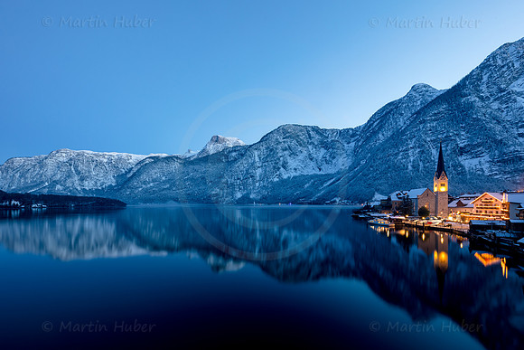 Blaue Stunde in Hallstatt